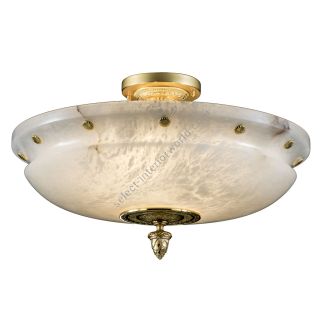 Mariner / Ceiling Lights / Casted Bronze & Alabaster 20207.0