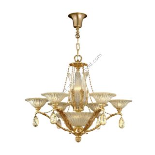 Mariner / Pendants & Suspension Lights / Casted Bronze & Venetian glass 19613.0