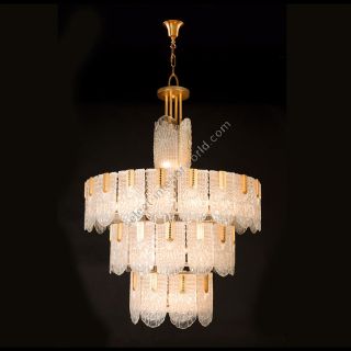 Mariner / Chandeliers / Casted Bronze & Venetian glass 20141.1