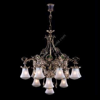 Mariner / Chandeliers / Casted Bronze & Venetian glass 20117.0