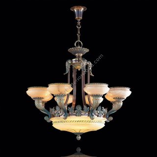 Mariner / Chandeliers / Casted Bronze & Alabaster 18626.0