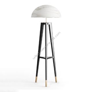 Mariner / Floor Lamps / Brass & Wood & Krion 20285.0