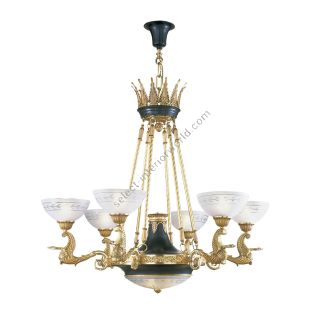 Mariner / Chandeliers / Casted Bronze & Venetian glass 18555.0