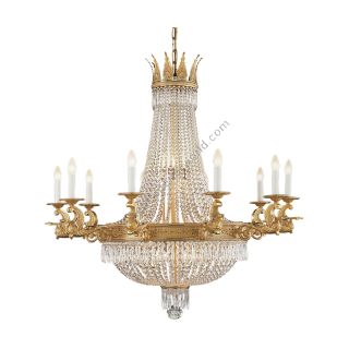 Mariner / Luxury Scholer Crystal Chandelier, Empire French Style / 18761