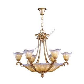 Mariner / Chandeliers / Casted Bronze & Venetian glass 19493.1