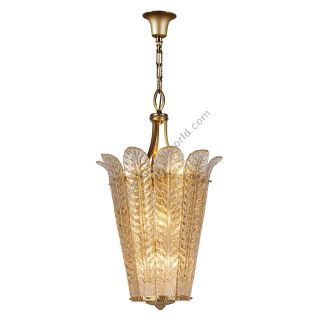 Mariner / Pendant Lamps / Casted bronze & Venetian glass 20275.0