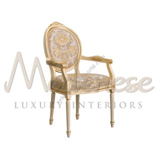 Modenese Luxury Interiors / Armrest Chairs / Neo-Baroque Wooden 14533