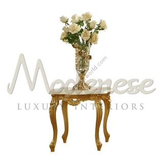 Modenese Luxury Interiors / Side Tables / Giada White 15695
