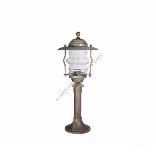 Moretti Luce / Brass Post Lamp Lantern / Onda 2084.AR & 2084.BA
