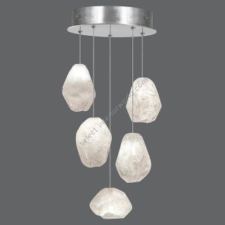 Fine Art Handcrafted Lighting / Natural Inspirations 12″ Round Pendant 852440-13L 23L