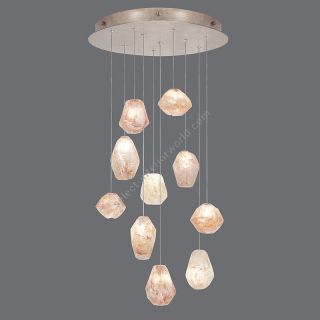 Fine Art Handcrafted Lighting / Pendant Lights / Natural Inspirations 22″ Round 863540-14L 24L
