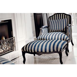 Keoma / Armchairs / Eva: Armchair and Ottoman