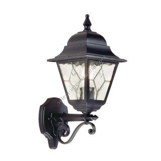 Elstead Lighting / Outdoor Wall Lights / Norfolk Up Lantern Black