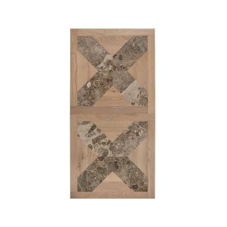 Bassano Parquet / Oak and marble parquet / The geometries - Patterns Pattern Oak Marble