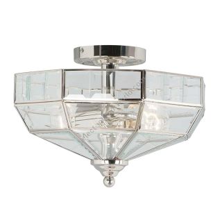 Elstead Lighting / Ceiling Lights / Old Park 2 Semi-Flush Polished Nickel