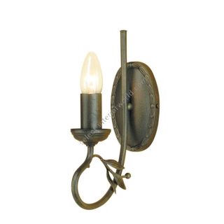 Elstead Lighting / Wall Lights / Olivia Black & Gold Patina
