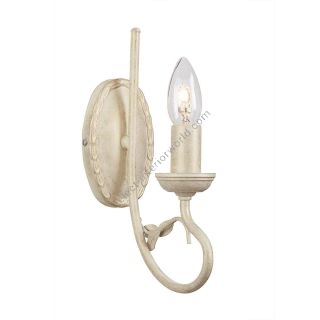 Elstead Lighting / Wall Lights / Olivia Ivory & Gold Patina