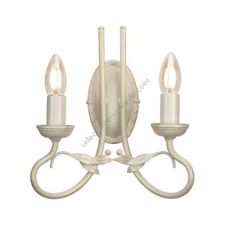 Elstead Lighting / Wall Lights / Olivia 2 Ivory & Gold Patina