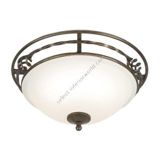 Elstead Lighting / Ceiling Lights / Pembroke 2 Flush Style A Black & Gold