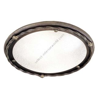 Elstead Lighting / Ceiling Lights / Pembroke Flush Style B Black & Gold