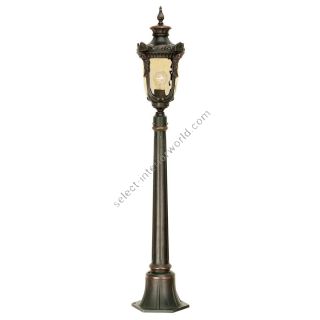 Elstead Lighting / Outdoor Post Lights / Philadelphia Medium Pillar Old Bronze