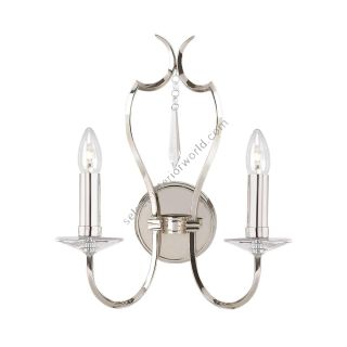 Elstead Lighting / Wall Lights / Pimlico 2 Polished Nickel