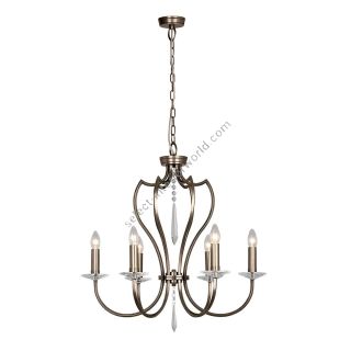 Elstead Lighting / Chandeliers / Pimlico 6 Dark Bronze