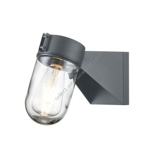Elstead Lighting / Outdoor Wall Lights / Portfino Lantern Grey