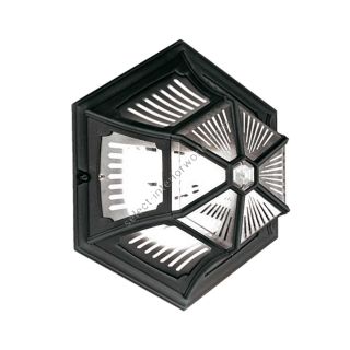 Elstead Lighting / Outdoor Wall & Ceiling Lights / Parish Flush Black