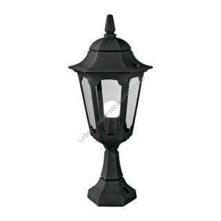 Elstead Lighting / Outdoor Pedestal Lights / Parish 1 Lantern Black
