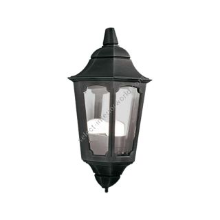Elstead Lighting / Outdoor Wall Lights / Parish Half Lantern Black