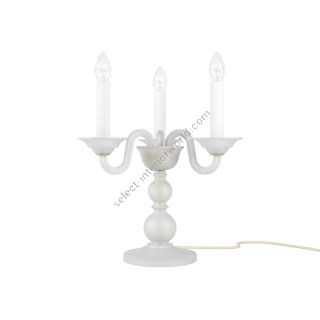 Preciosa / Luxurious and Elegant Table Lamp, Three Candles / Contemporary Colour Eugene L