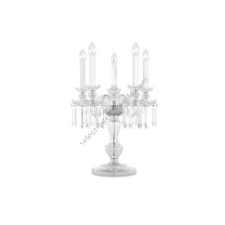 Preciosa / Exquisite Table Lamp Five Candles / Historic Design Rudolf L