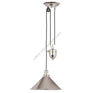 Elstead Lighting / Pendant Lights / Provence Rise and Fall Polished Nickel