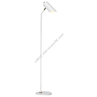 Elstead Lighting / Floor Lamps / Quinto 1 White Aged Brass
