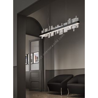 Masiero / Pendants & Suspension Lights / Ribbon Linear Suspension