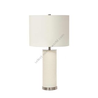 Elstead Lighting / Table Lamps / Ripple 1 White
