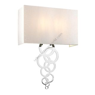 Elstead Lighting / Wall Lights / Rosa Large 2 Polished Chrome
