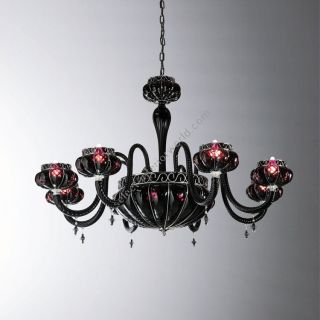 Siru / Chandeliers / Diamante RS340-095 Hand-made Murano glass