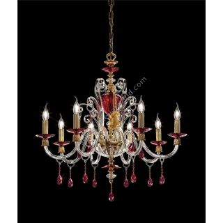 Euroluce Lampadari / Chandeliers / Rubino Alicante L8