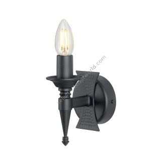 Elstead Lighting / Wall Lights / Saxon Black