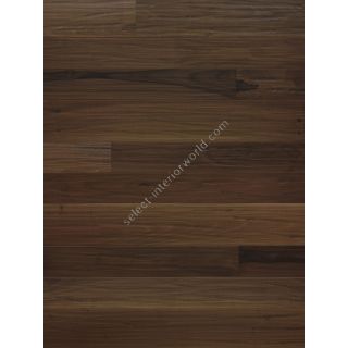 Berti / Oak Parquet And Other Woods Essential / Scraped and stained European Walnut wood flooring Chevron