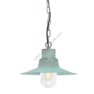 Elstead Lighting / Outdoor Pendant Lights / Sheldon 1 Chain Lantern Verdigris
