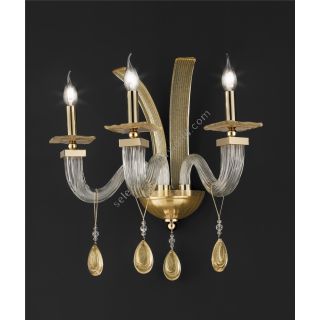 Euroluce Lampadari / Wall Sconces / Soar A3 Gold