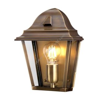 Elstead Lighting / Outdoor Wall Lights / St James Lantern Aged Brass