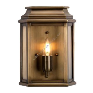 Elstead Lighting / Outdoor Wall Lights / St Martins 1 Lantern Aged Brass