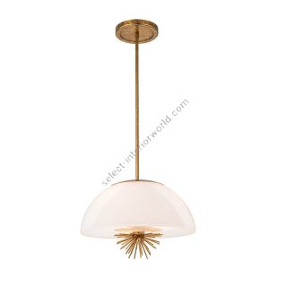 Elstead Lighting / Pendant Lights / Staring 3 lt Distressed Gold