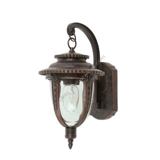 Elstead Lighting / Outdoor Wall Lights / St Louis Medium Lantern Weathered Bronze