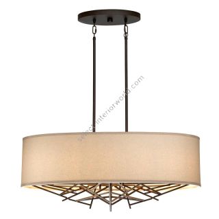 Elstead Lighting / Pendant Lights / Taiko 5 Island Old Bronze