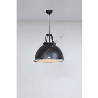 Original BTC / Pendants & Suspension Lights / Titan Size 3 Black Edition with Etched Glass